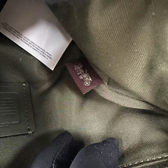 Coach Dempsey Shoulder Crossbody Bag with Patch In Silver/Surplus C2829 NWT - Picture 11 of 12